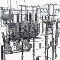 Power substation kitbash