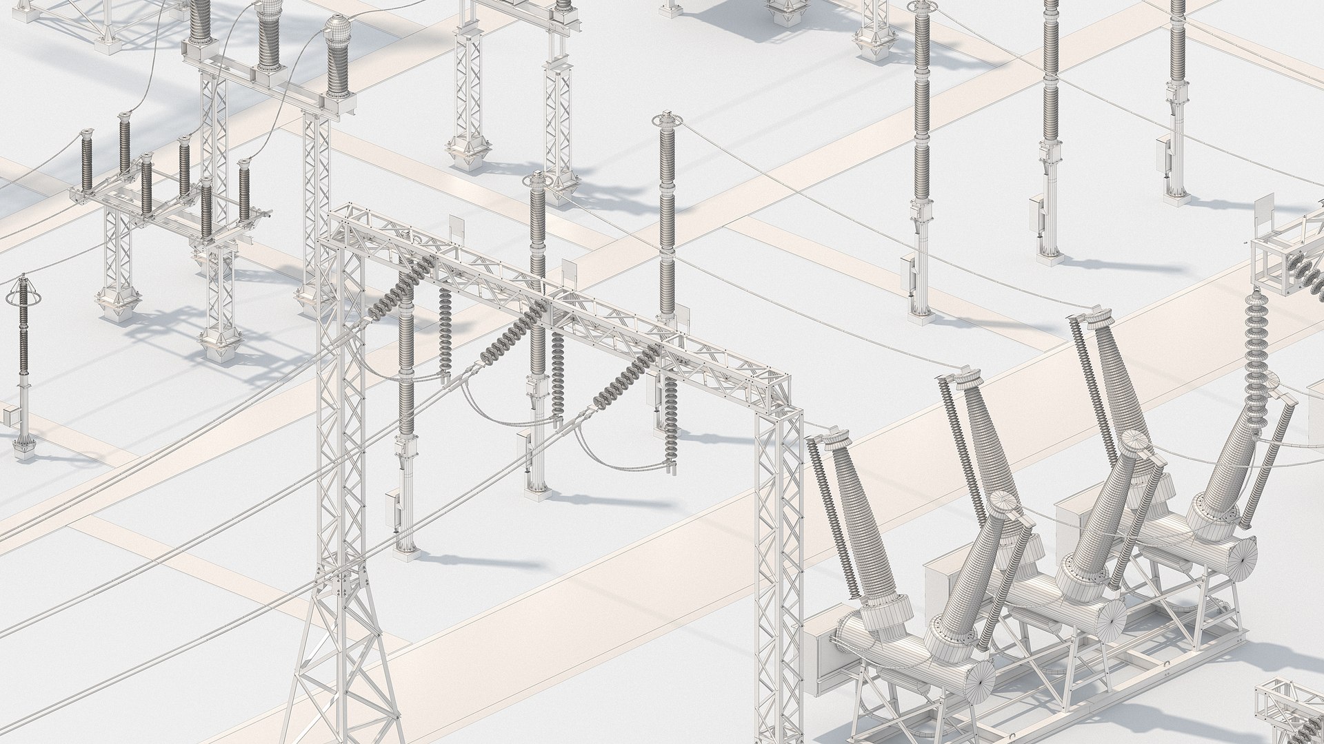Power substation kitbash 3D https://p.turbosquid.com/ts-thumb/AB/bNYPSF/xE/all_09w/jpg/1664495097/1920x1080/fit_q87/f6e0c72512e8dad51054f0a4b8216c0b5a83f71d/all_09w.jpg
