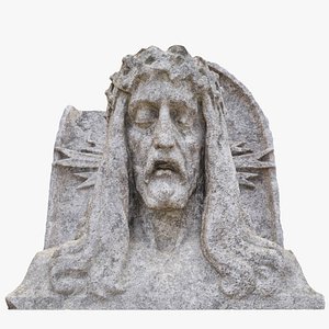 jesus head statue