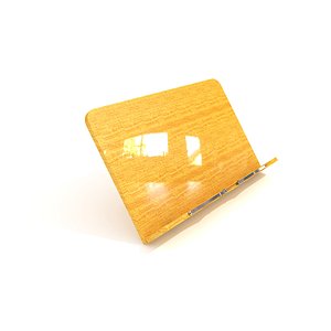 3D model book stand