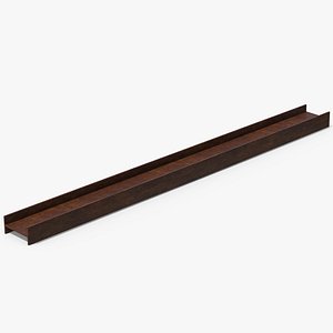 3D Rusty Iron Beam