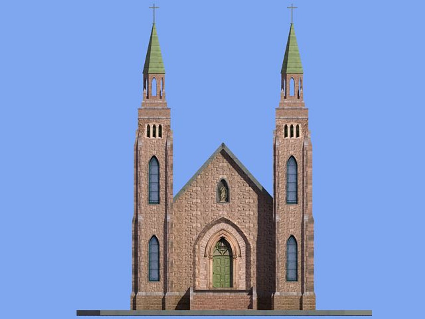 Old Church 3d Max