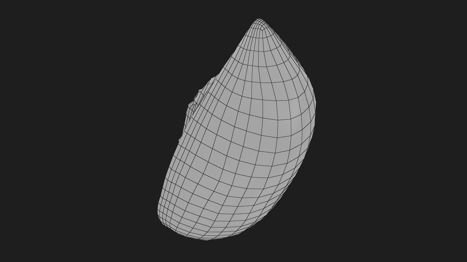 Pecan Nut Shell Open 01 3D - TurboSquid 1984265