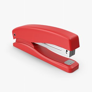 3D Red Stapler