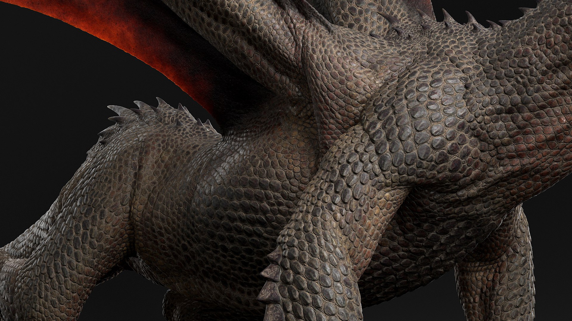 modèle 3D de Dragon adulte truqué - TurboSquid 1767258