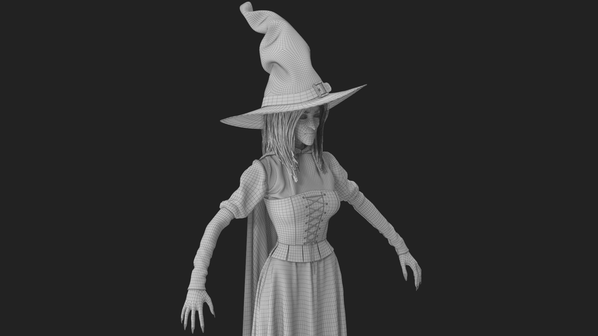 Witch 15 3D https://p.turbosquid.com/ts-thumb/AB/jvL4Up/OA/wireframe_09/jpg/1700803334/1920x1080/fit_q87/641589dde46e7446adb3e6d2fd57fe301d34a895/wireframe_09.jpg