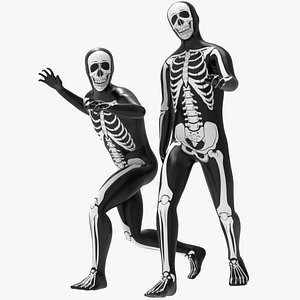 Skull Skin MorphSuit Character RIGGED
