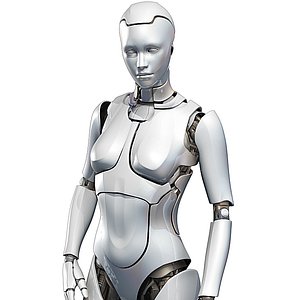 Female Cyborg Robot