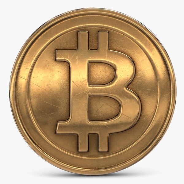 3D model Gold Bitcoin