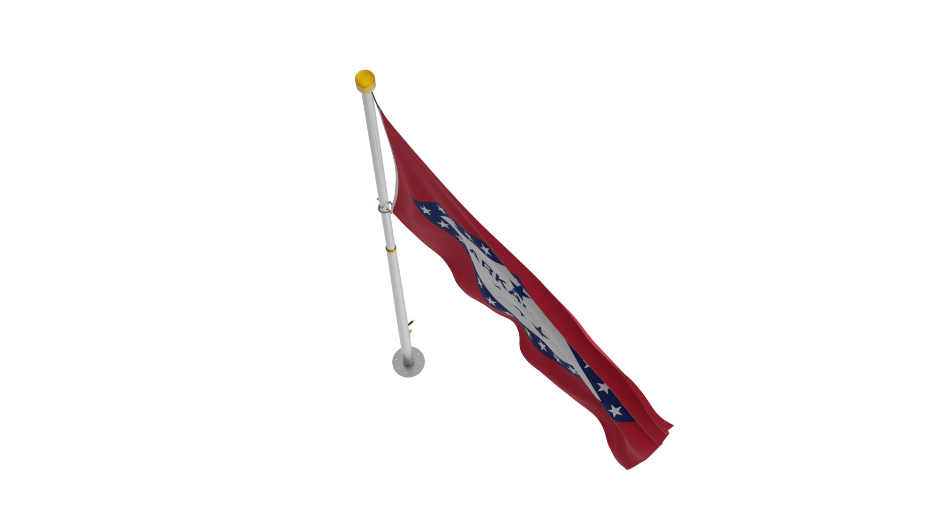 Pole Flag Arkansas 3D model https://p.turbosquid.com/ts-thumb/AC/32o1Sp/QW/pfark3/png/1724501691/1920x1080/fit_q87/f6efd9bfcd936af65b875c09e67f68f0c2b7efb2/pfark3.jpg