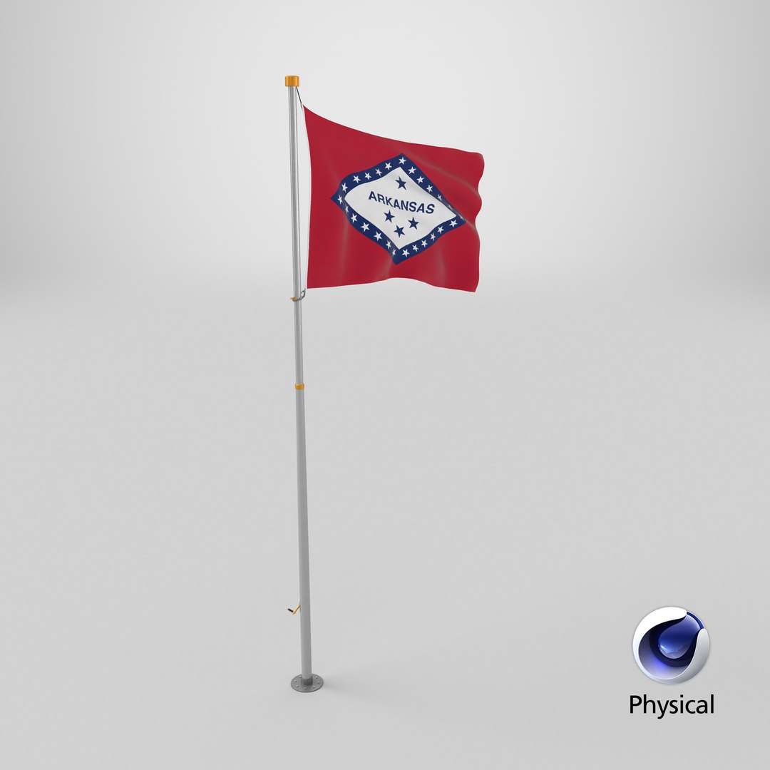 Pole Flag Arkansas 3D model https://p.turbosquid.com/ts-thumb/AC/32o1Sp/kX/stemcell_cinema_4d_physical_render/png/1726496557/1920x1080/fit_q87/93b709f95c992ce6356a4d4038ca3faf77cdb784/stemcell_cinema_4d_physical_render.jpg