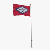 Pole Flag Arkansas