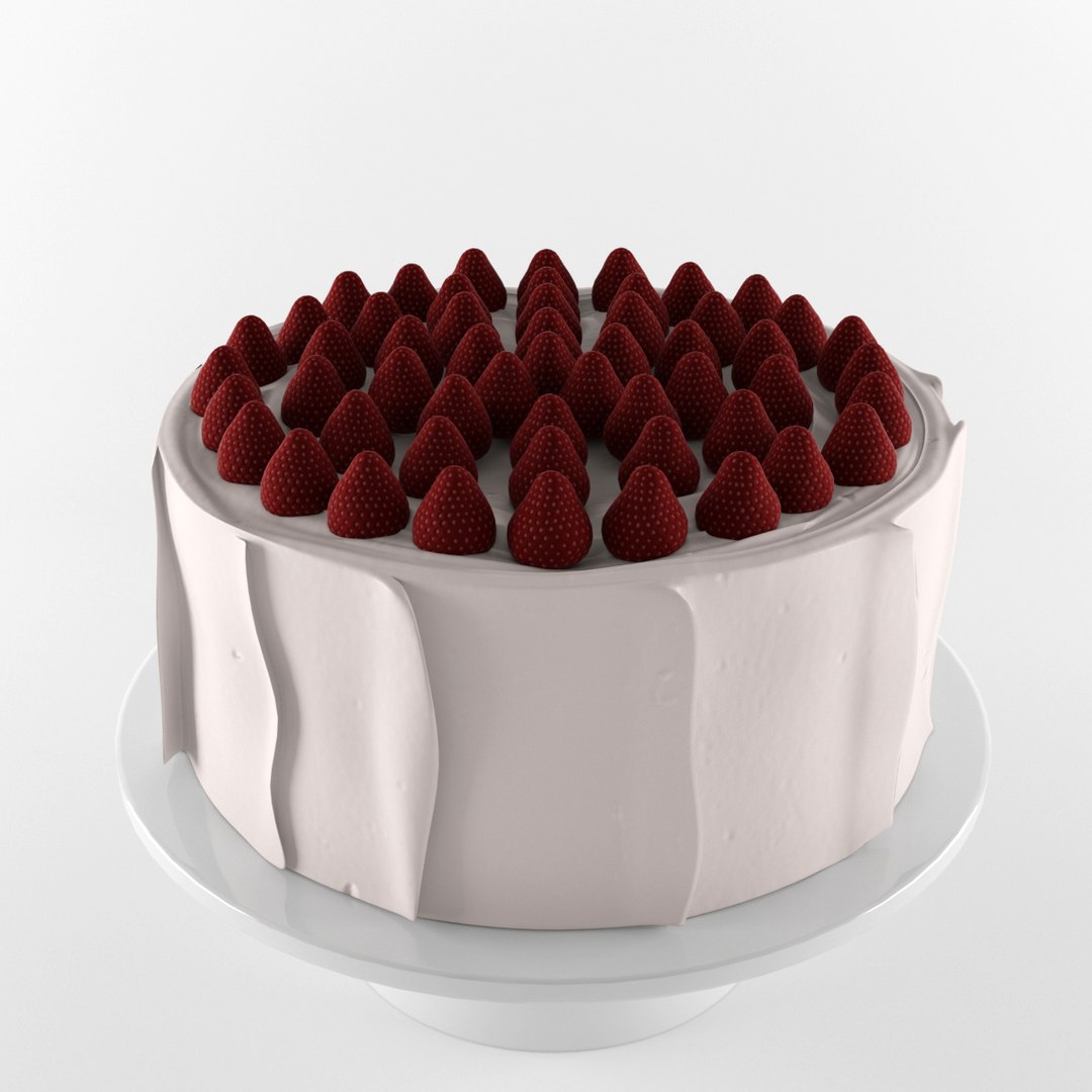 3d Cake Strawberry