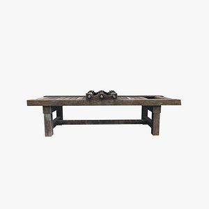3D Medieval Rack Torture model
