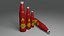 Sauce bottle Low-poly 3D model