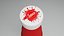 Sauce bottle Low-poly 3D model