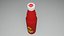 Sauce bottle Low-poly 3D model