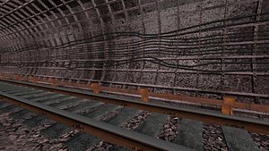 3d tunnel metro