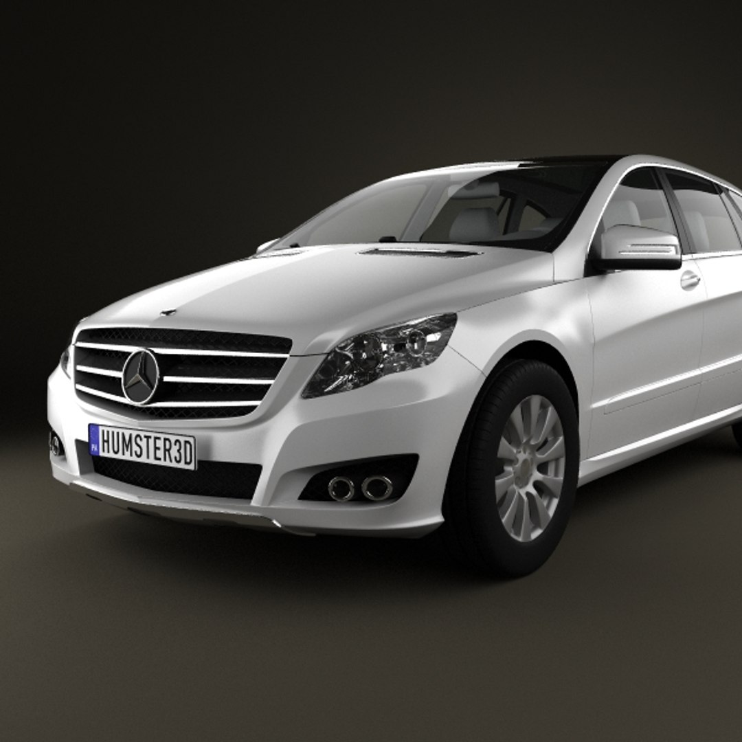 3d model mercedes-benz r class 2011