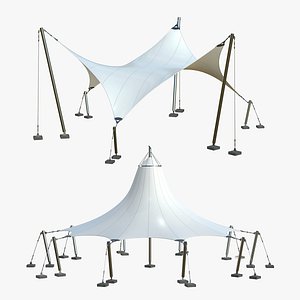 Tensile Structures Wave With Conical
