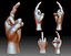 Middle finger flip off bird hand gesture 3D printable model