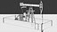 3D Oil Pump Jack model
