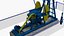 3D Oil Pump Jack model