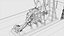 3D Oil Pump Jack model