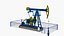 3D Oil Pump Jack model