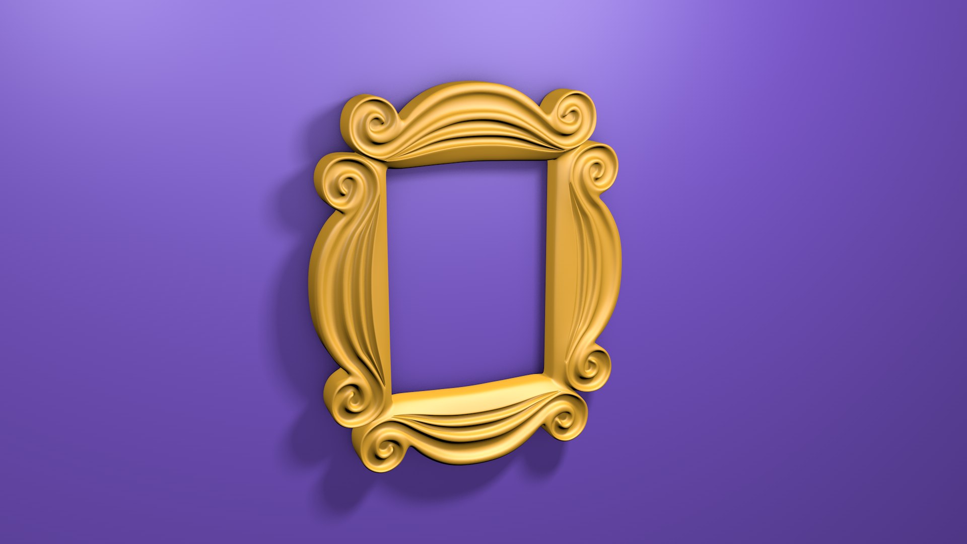 Friends Peephole Frame 3D - TurboSquid 1336896