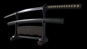 Katana, Sheath & Stand