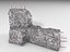 3D stone wall