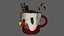 Mug with cookie cane