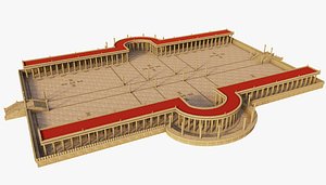 3D Ancient Square Piazza