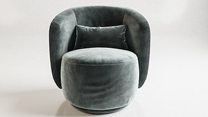 3D Swivel Armchair model