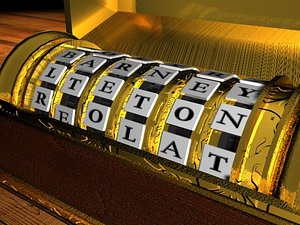 3d model cryptex code
