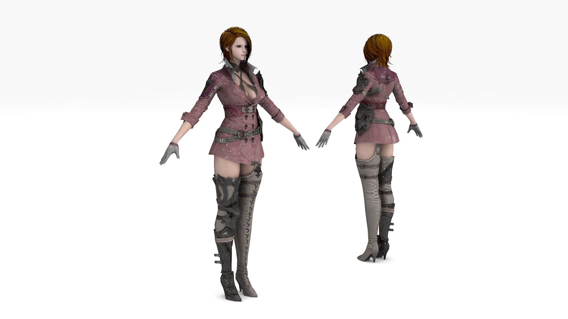 Knight Woman V3 3D model - TurboSquid 1892183