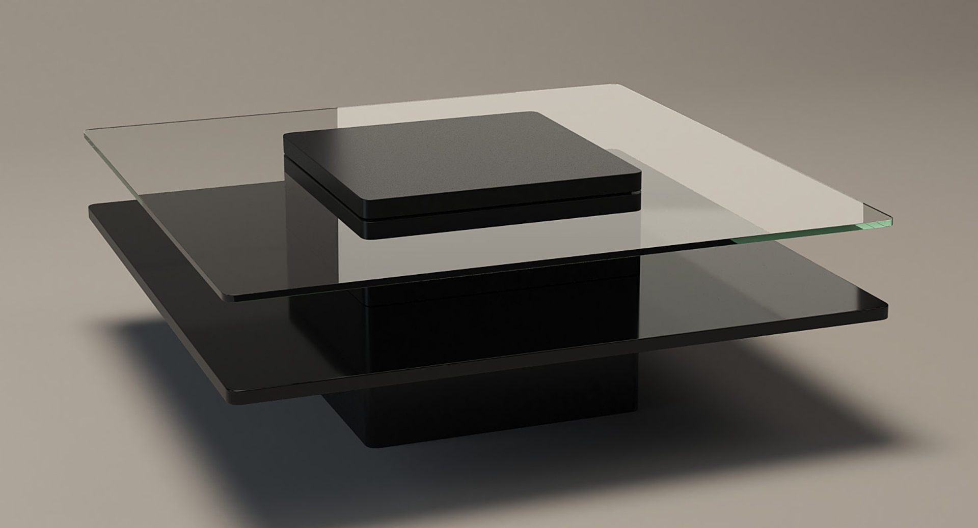 Square Coffee Table Metal Model TurboSquid 1392391