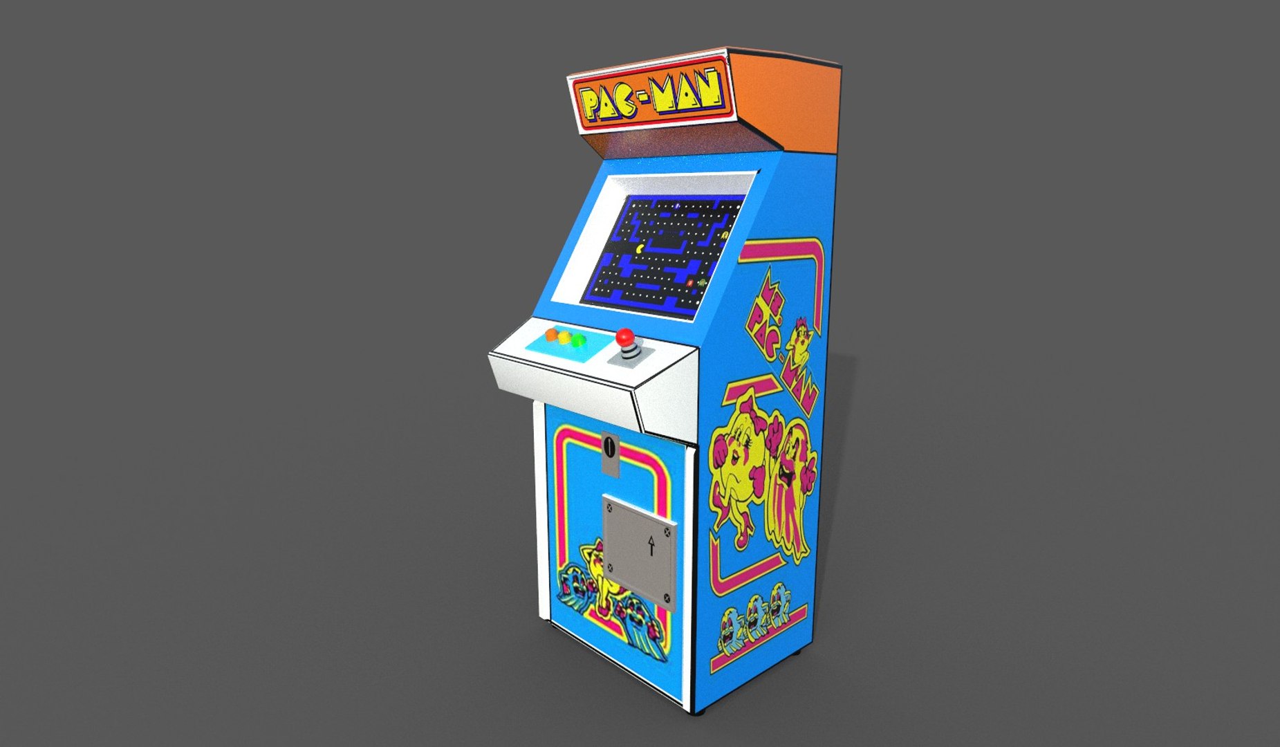 Arcade Machine 3D Model - TurboSquid 1576324