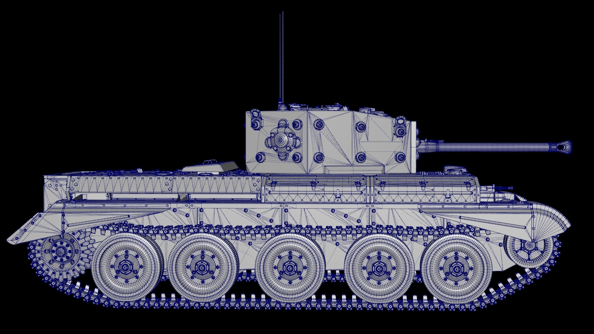 3D Cromwell Tank - TurboSquid 2172517