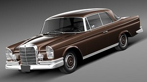 3d car classic antique mercedes model