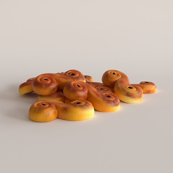 modelo 3d Bollos de azafrán - TurboSquid 1443717