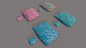 Pills Drug Package Bag 3D model