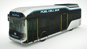 toyota sora bus 2020 3D model