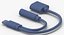 Divisor Adaptador Auxiliar de Audio Lightning Jack Rosa-Blanco