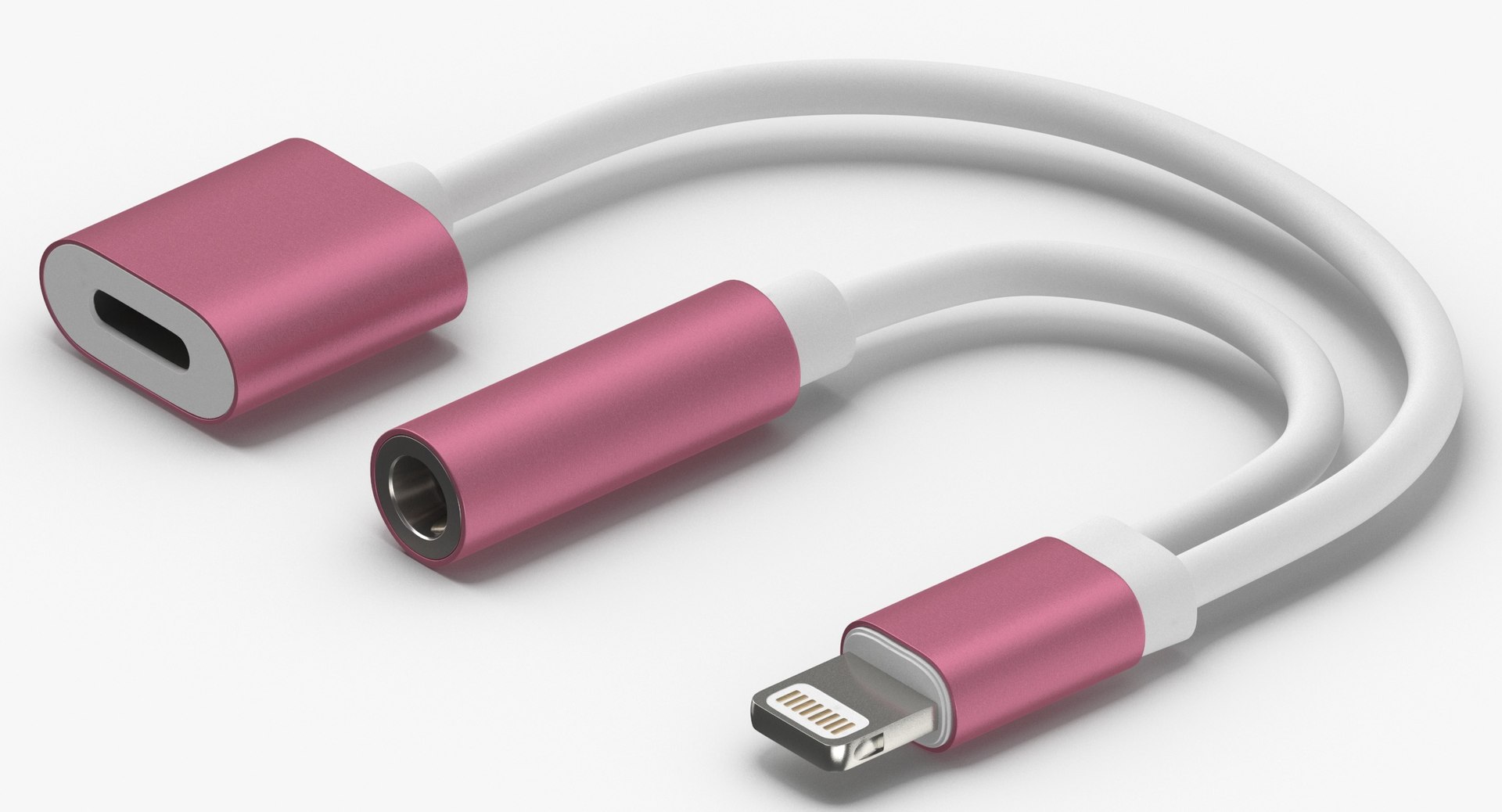 lightning jack aux adapter 3D https://p.turbosquid.com/ts-thumb/AD/1Vtkmj/GhGsnx6t/lightning_jack_audio_aux_adapter_splitter_rosewhite_thumbnail_0004/jpg/1581420985/1920x1080/fit_q87/ab33810d3b745eb221e60ad9b4235c3f88c0d65d/lightning_jack_audio_aux_adapter_splitter_rosewhite_thumbnail_0004.jpg