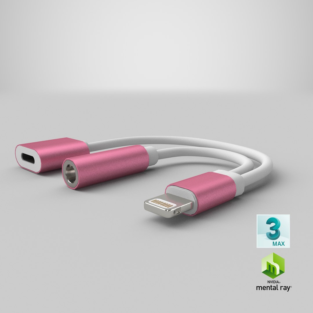 lightning jack aux adapter 3D https://p.turbosquid.com/ts-thumb/AD/1Vtkmj/Nl5JUS9h/stemcell_max_mental_ray_render/png/1581520244/1920x1080/fit_q87/1479184d711f58962f00cd9e41eb4b535e77c108/stemcell_max_mental_ray_render.jpg