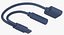 Divisor Adaptador Auxiliar de Audio Lightning Jack Rosa-Blanco