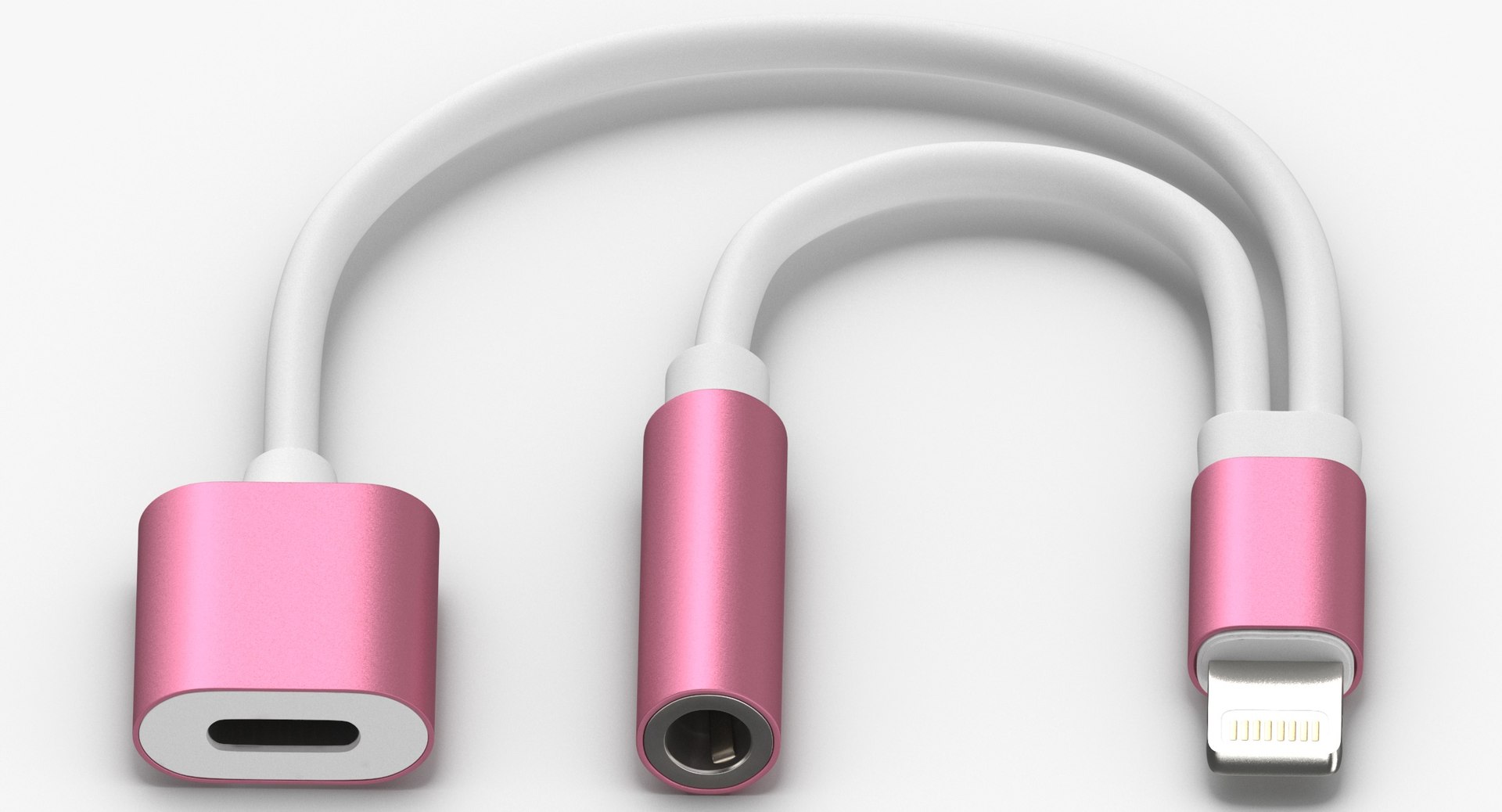 lightning jack aux adapter 3D https://p.turbosquid.com/ts-thumb/AD/1Vtkmj/jjZKtQeF/lightning_jack_audio_aux_adapter_splitter_rosewhite_thumbnail_0003/jpg/1581420985/1920x1080/fit_q87/77968271e7b3110c65808357561eb54a78f9b32f/lightning_jack_audio_aux_adapter_splitter_rosewhite_thumbnail_0003.jpg