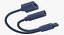 Divisor Adaptador Auxiliar de Audio Lightning Jack Rosa-Blanco